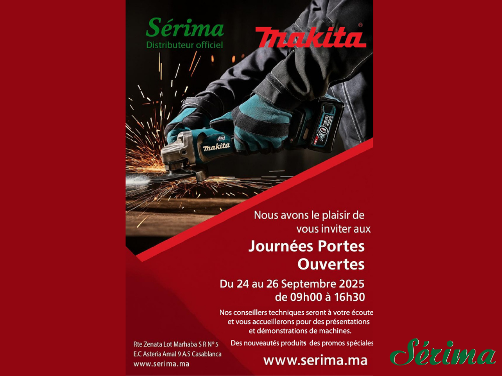 Journées Portes Ouvertes – Makita du 24 au 26 Septembre 2025